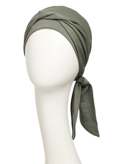 Beatrice - Turbante in Tessuto 37.5® Technology - Colore Salvia 1291-4062