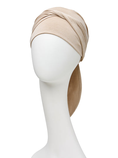 Beatrice - Turbante in Tessuto 37.5® Technology - Colore Sabbia 1291-0844