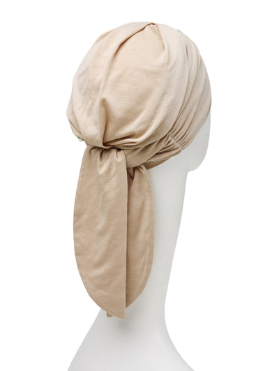 Beatrice - Turbante in Tessuto 37.5® Technology - Colore Sabbia 1291-0844