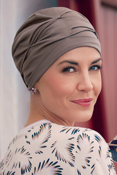 Becca - Turbante in Tessuto 37.5® Technology - Colore Beige 1293-0318